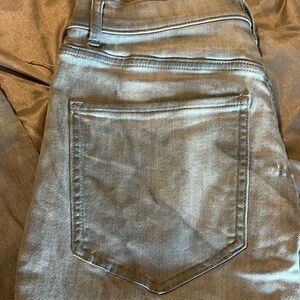Express distressed skinny jeans